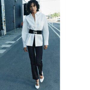 ZARA DOUBLE BUCKLE SASH BELT
